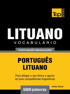 cover image of Vocabulário Português Brasileiro-Lituano
